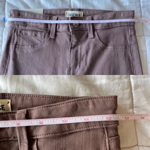 NWT L’Agence Margot High Rise Skinny Jean 24 Pine Bark - Picture 13 of 15
